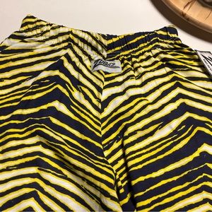 ZUBAZ Blue/Gold Zebra Pants Size S, NEW with Tags, Rams / Chargers Colors